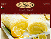 Tablet Screenshot of milasbakery.com